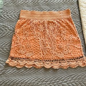 CROCHET MINI SKIRT